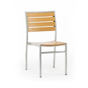 রেস্টুরেন্ট অ্যালুমিনিয়াম চেয়ার আউটডোর আসবাবপত্র হোটেল বিচ রিসোর্ট ভাল মানের